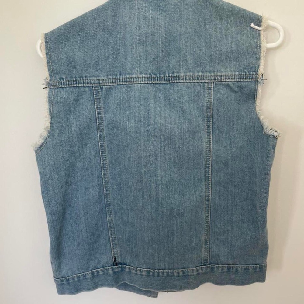 Lee Cooper Womens vest in blue denim - Picture 2 of 2